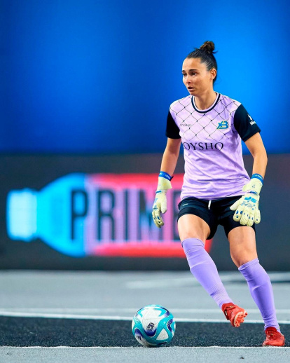 Fati Fabra es una de las mejores porteras de la Queens League.