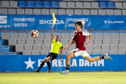 Oriol Subirats demostró en Sabadell tener condiciones para pelear por llegar al primer equipo.