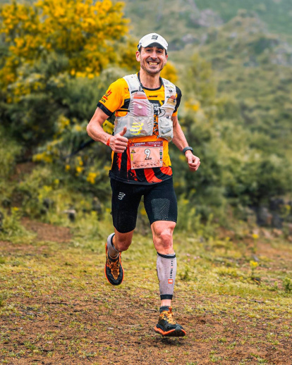 Aleix Toda, durante la prueba.