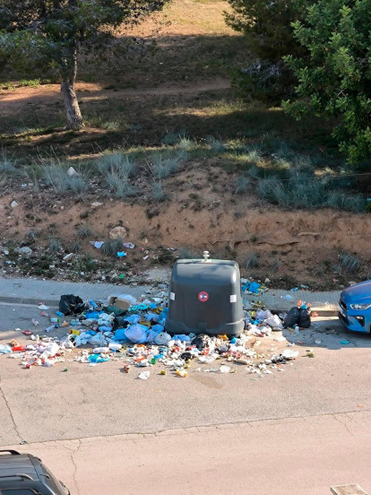 La imagen en algunas calles.