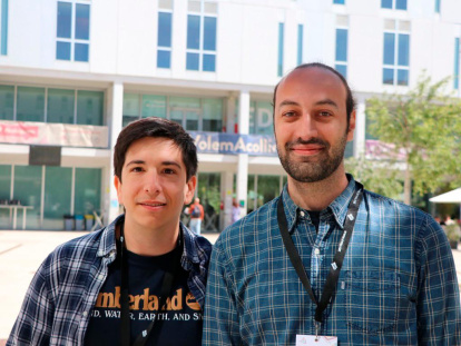 Carlos Moruno i Sergi Tella, membres del comitè científic, coordinadors de la URV i la UDL respectivament i impulsors del projecte.