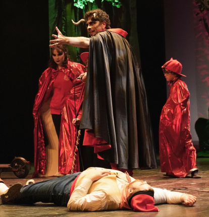 Momento de la representación.