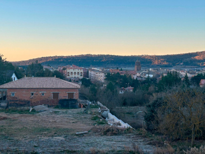 Imagen de Prades esta misma mañana de martes.