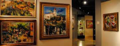 La pintura ocupa una parte destacada del museo.