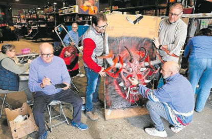 La Colla Confetti ultima estos días su particular infierno.