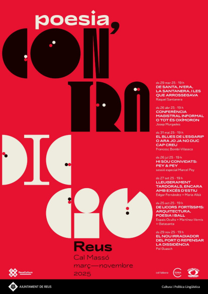 Cartell de l’edició del 2025 de ‘Contradicció’.