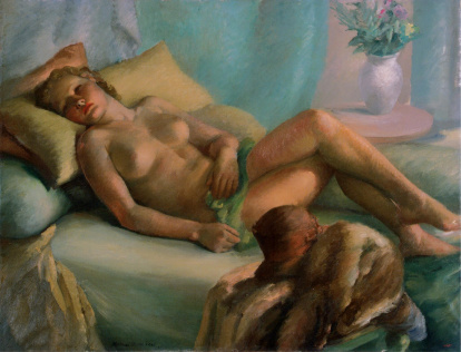 Amb ‘Descans’, de 1933, va merèixer el Premi Nonell.