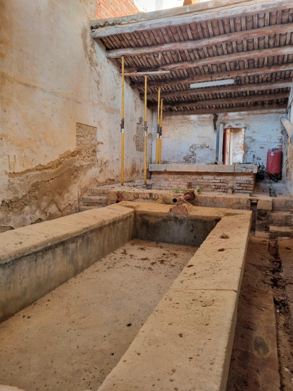 Los históricos lavaderos que han sido restaurados.