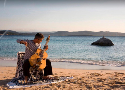 El guitarrista y compositor, Paolo Angeli.