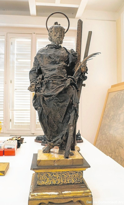 Escultura de Sant Andreu.