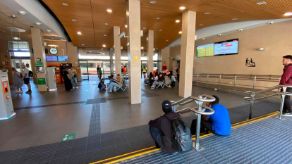 La estación de Tarragona.