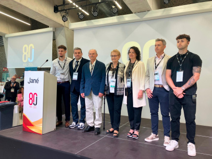 La familia Jané. La cuarta generación se ha incorporado a la empresa.