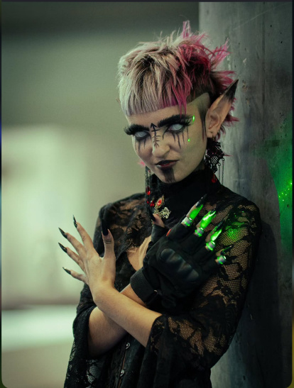 El rompedor look que presentó Pedro a la competición de Barbero del Año en Madrid.