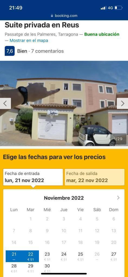La habitación 'Suite' de la casa fue anunciada en repetidas ocasiones como alquiler turístico.