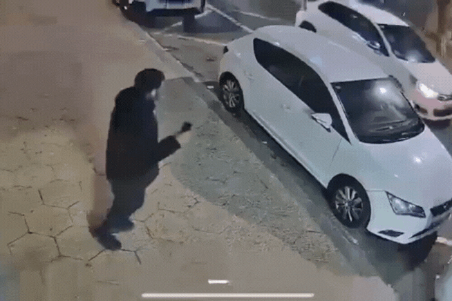 El autor ha sido identificado gracias a las cámaras de seguridad